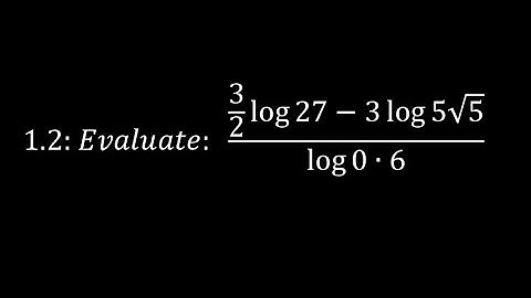 Logarithmic expression | example 2. Log with root.