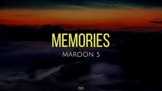 Memories (lyrics) - Maroon 5