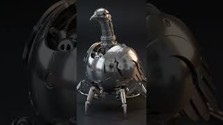 Incredible Futuristic Mechanical Bird | Mind-Blowing AI Steampunk Art 🦾🦅