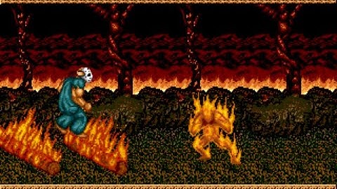 SEGA Mega Drive - Splatterhouse Part I WIP #3 (Homebrew made with SGDK)