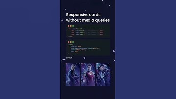 Responsive Card Without Media Queries is It Possible ? #feedshorts #coding #cssanimation #webdesign
