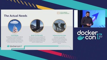 Elastifile POC at Banca Intesa SanPaolo - DockerCon EU 2017