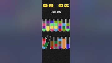 Water sort puzzle level 2137