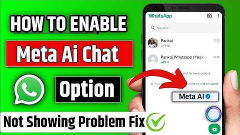 How To Fix Meta AI Not Showing on Whatsapp || Android & iPhone Users (2024 Methods!)