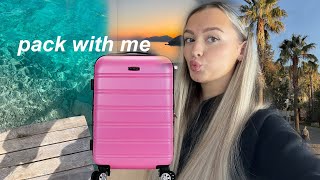 Pack with me for holiday in Turkey🏝