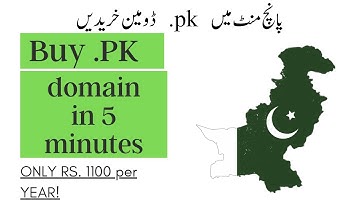 How to Buy .PK Domain? Register dot pk domain in 5 minutes?