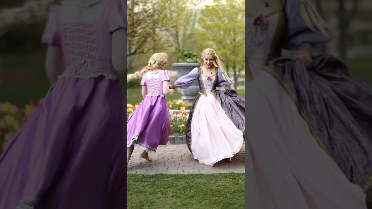 Disney Rapunzel 🤝 Barbie Rapunzel 👑 feat. @halcybella