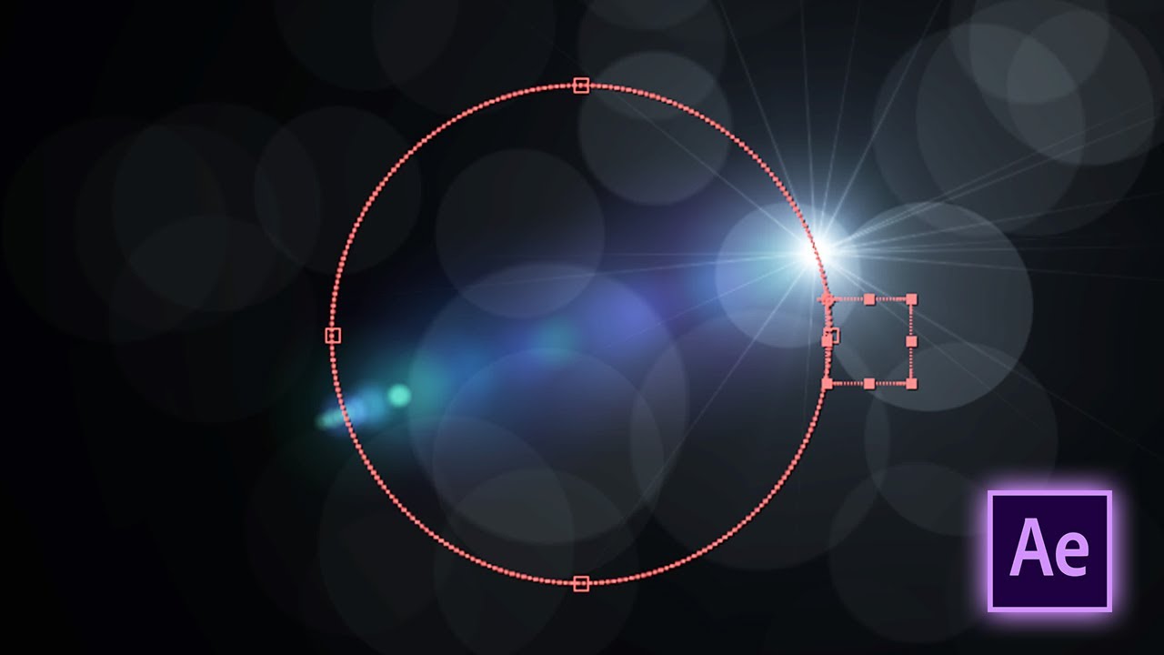How to Set Optical Flare in After Effects Optical Flare Set on the