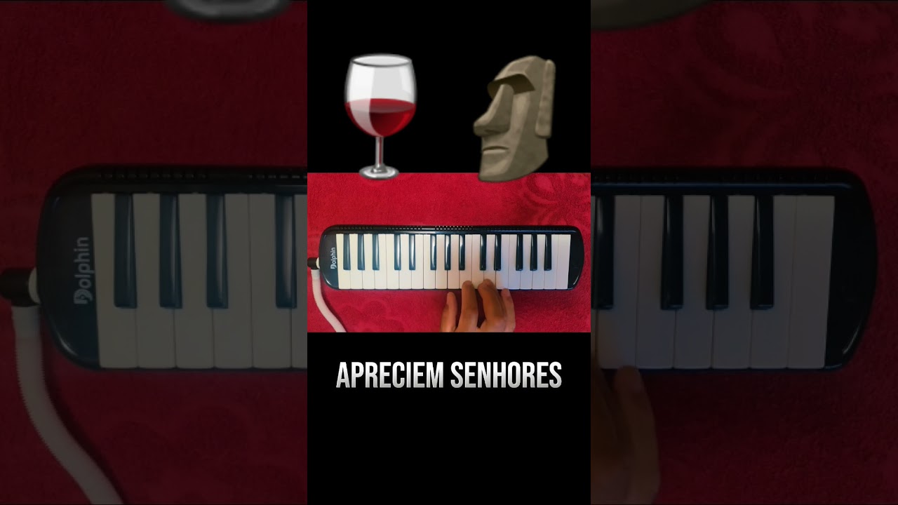 🗿🍷FINO SENHORES (PIANO TUTORIAL) MEME CARA DE PEDRA NO WALKBAND 