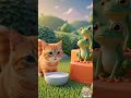 Billi Karti Meow Meow | Meow Meow Cat Song | Hindi Nursery Rhymes for Kids #shorts