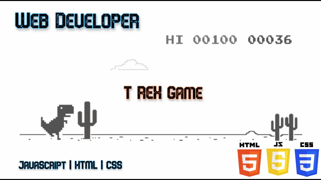 Criando jogo do T-REX + Obstáculos com JavaScript