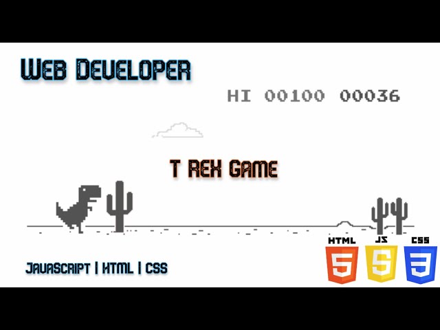 Criando jogo do T-REX + Obstáculos com JavaScript