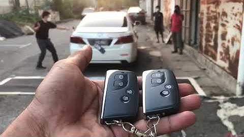 Leon Toyota camry 2.0 acv40 PKE fully Keyless smart alarm system Push start button engine auto start