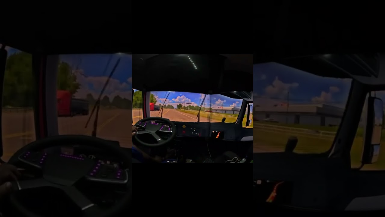 Relaxed Virtual Driving American Truck Simulator 