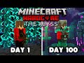 I Survived 100 Days In the Abyss On Minecraft Hardcore.. Here's What Happened..