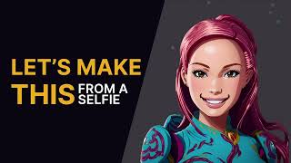 How to make a Barbie selfie from your photo using Animart.ai? // Skywaylab screenshot 5