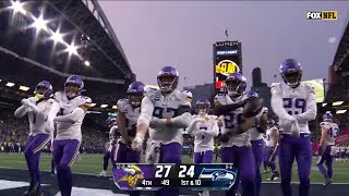 Theo Jackson Gets Game-Sealing INT - VIKINGS vs SEAHAWKS - 2024-25 NFL SEASON WEEK 16