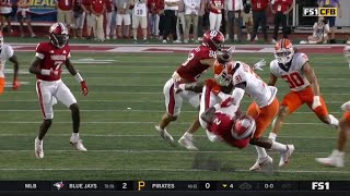 Illinois DB Devon Witherspoon HUGE HIT vs Indiana RB | 2022 College Football
