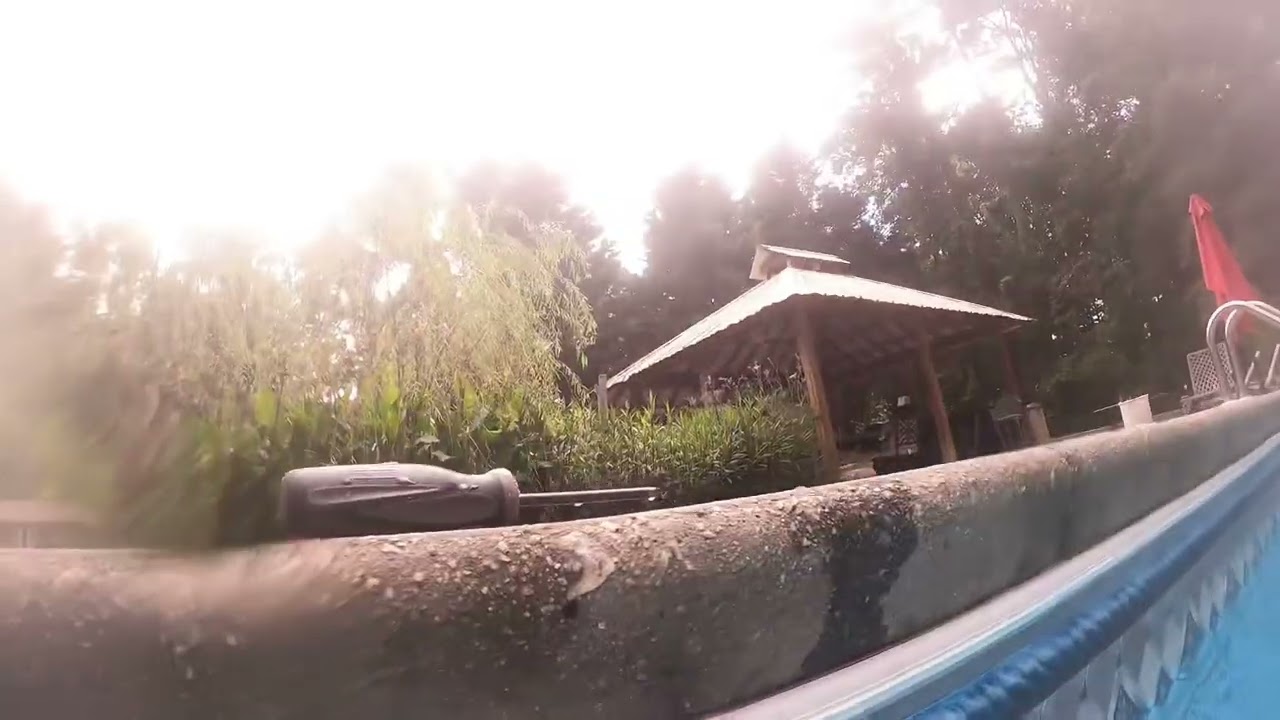 Leak in liner and near Polaris fitting (Hart - 8/11/25)