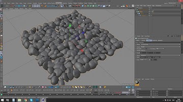 How to generate pebble-stones in Cinema 4D