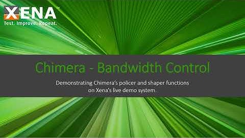 Chimera 3: Bandwidth Control