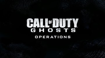 Ghosts Training: Operations