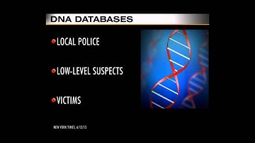 Local Police DNA Databases Trigger Privacy Fears