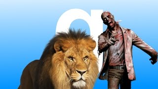 GMOD NPC WAR LIONS VS ZOMBIES screenshot 4
