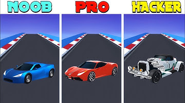 NOOB vs PRO vs HACKER in Race Master 3D
