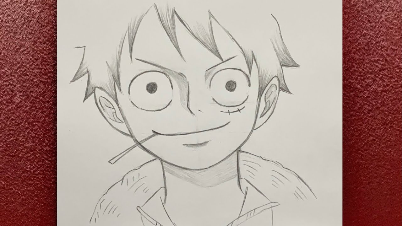 Tutorial da zoeira como desenhar o luffy #luffy #desenho #anime #draw #art  #sketchbook