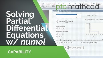Solving Partial Differential Equations in Mathcad Prime with numol