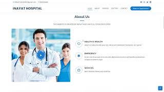 HOW TO MAKE LIVE YOUR HOSPITAL WEB SITE USING HTML 5 CSS 3 JAVASCRIPT BOOTSTRAP VENDORS BOOTSTRAP.
