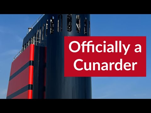 Queen Anne is OFFICIALLY a Cunarder - 249th Cunard Ship handed over! Video Thumbnail