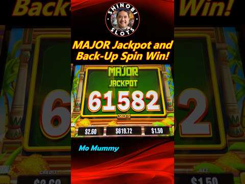 MAJOR Jackpot Won! HUGE WIN in Mo Mummy at Resorts World in Vegas! #shinobislots #shorts #shortfeed