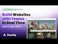 Invite, Manage & Build Websites Together | Team Collaboration in Readdy
