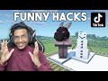 DRAGON VILLAGER VS SNOWMAN | Funny TikTok Minecraft Hacks