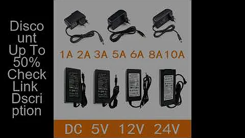 Power Supply Adapter 220V AC DC 5V 6V 8V 9V 10V 12V 13V 15V 24V Universal Charger 1A 2A 3A 5A 6A 8A