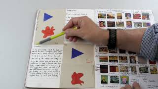 Splodge and Triangle Paintings - Assessment Examples
