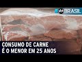 Consumo de carne vermelha é o menor em 25 anos | SBT Brasil (08/10/21)