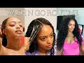 WASH N GO ROUTINE FOR DRY FLAKY SCALP + DEFINED CURLS 3B/3C