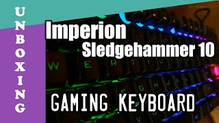 Keyboard gaming imperion sledgehammer 10 fullsize Rainbow - kg-s10b