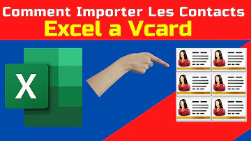 Comment transformer un Fichier Excel en vCard ?