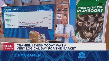 Today was a very logical day for the market, says Jim Cramer