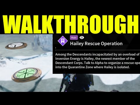 How to complete invasion Quarantine zone the first descendant (Hailey Rescue Mission Walkthrough)