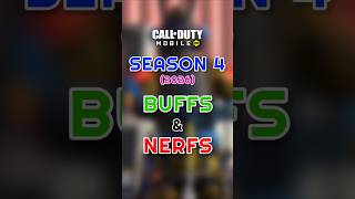 BUFFS & NERFS - Season 4 2026 CODM
