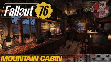 Fallout 76 Camp build - Immersive Mountain Cabin + Container Shelter - By Nux