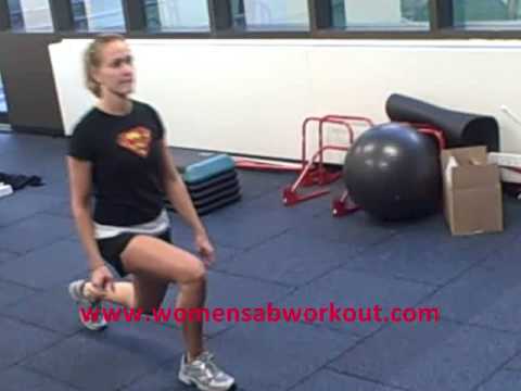 How to Lunge to a Tighter Butt, Lunge