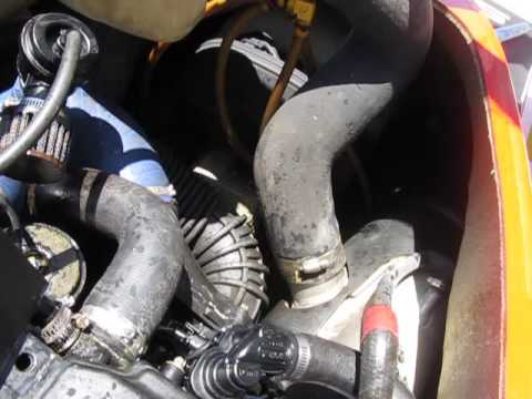 Pressure testing the cooling system of a 2008 SeaDoo RXP ... honda 2 7 engine diagram 