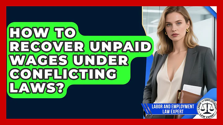 How To Recover Unpaid Wages Under Conflicting Laws? - Labor and Employment Law Expert