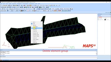 MAPS-3D V11 tutorial [Eng] : Modeler 4-3 : Mesh Editing-Free element edge (Node move to)